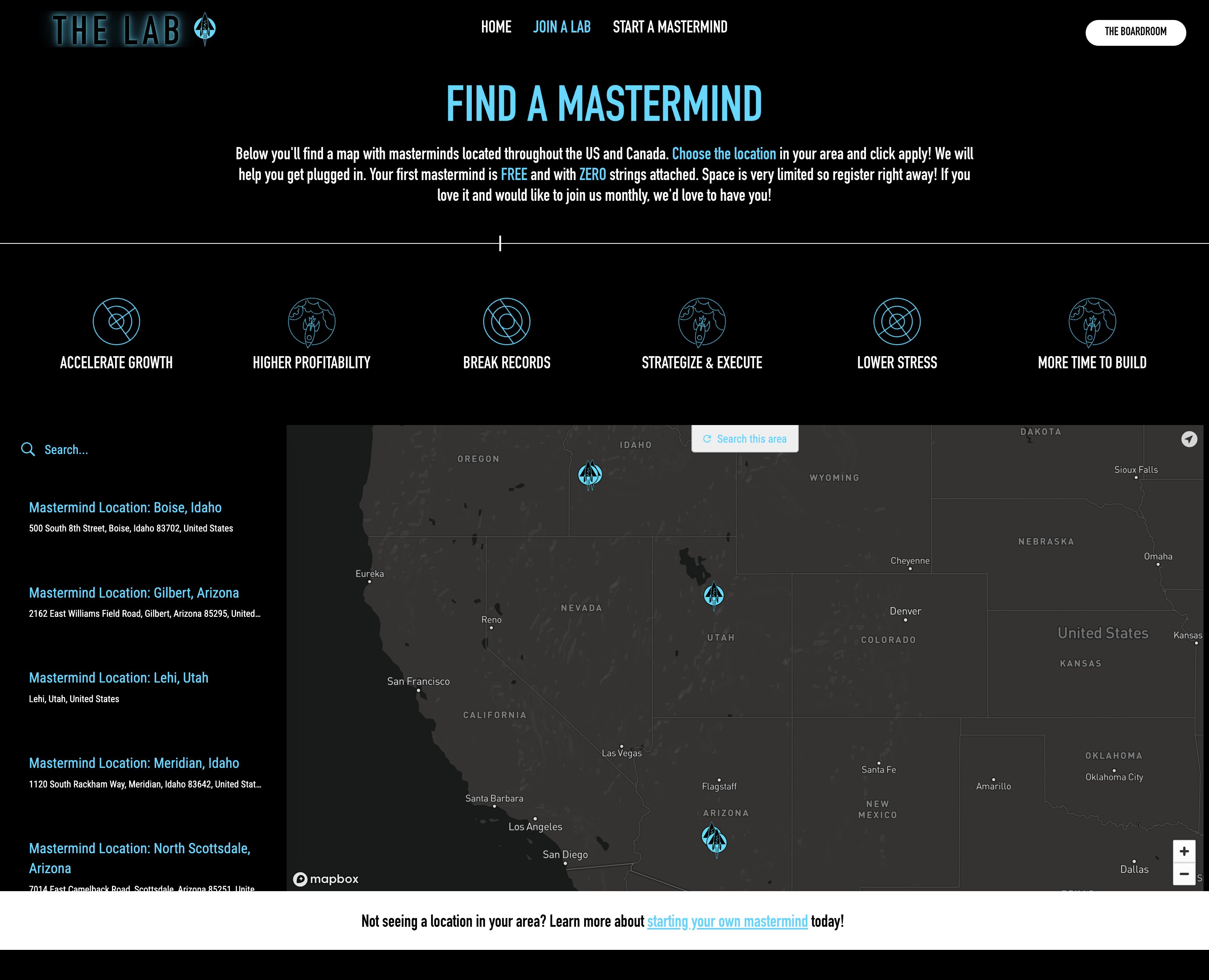 Store locator website example 7