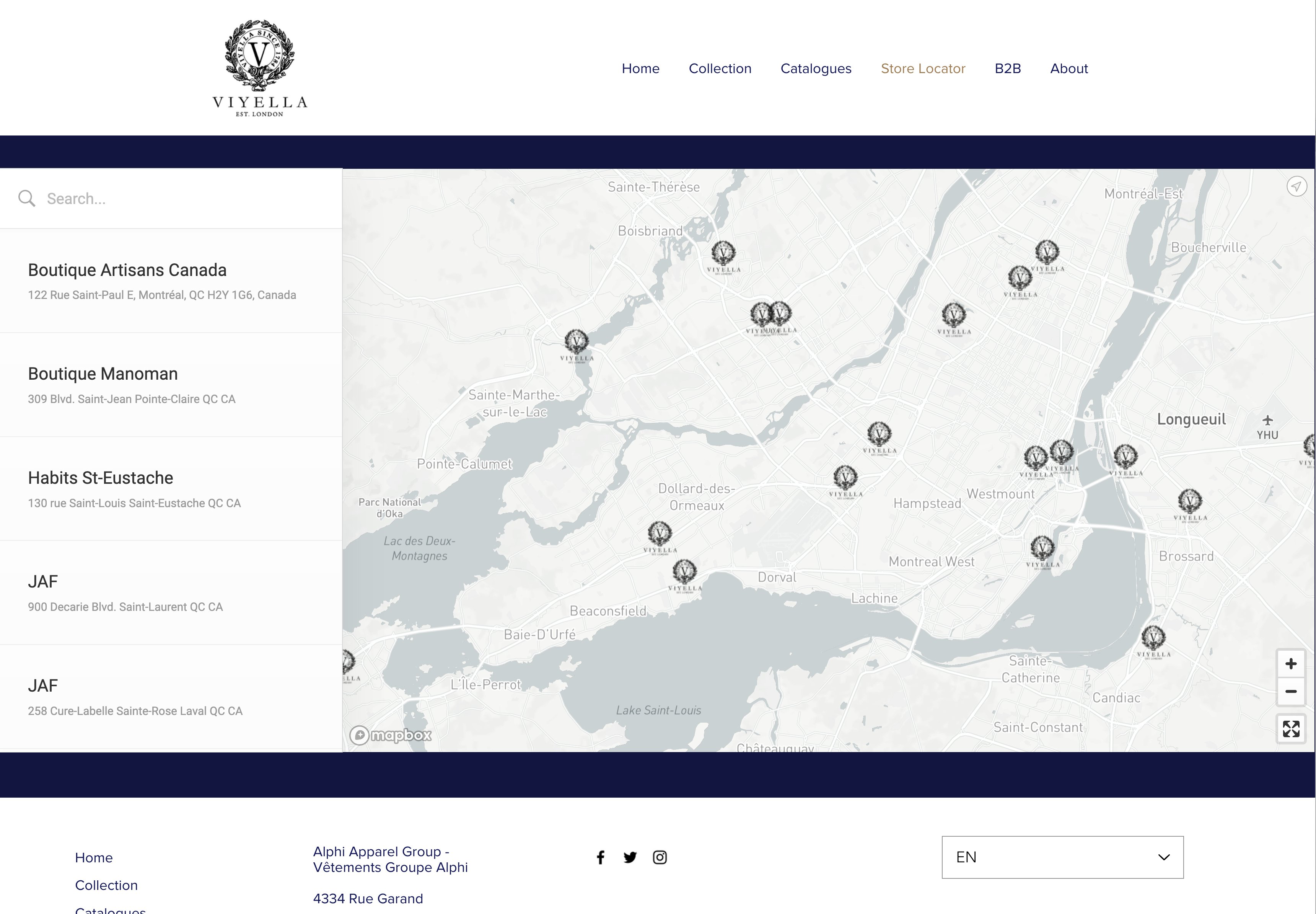 Store locator website example 10